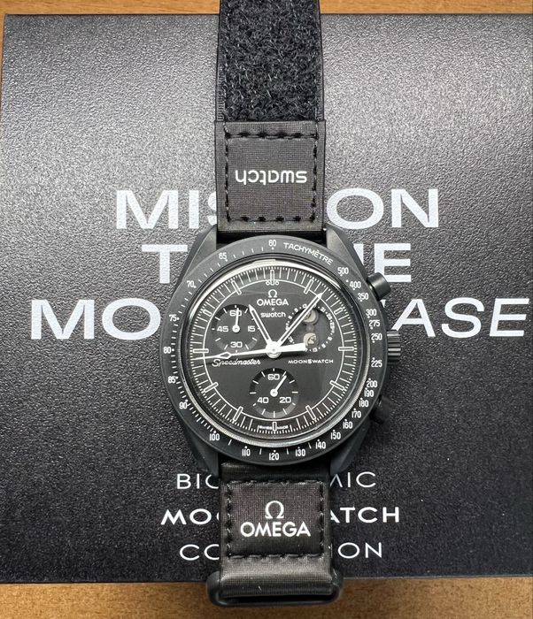 MOONPHASE MOONSWATCH Omega Swatch Snoopy Black в Киеве Original