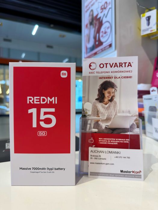 Xiaomi Redmi 15 5G Nieużywany -  Masterkom Serwis Galeria Łomianki