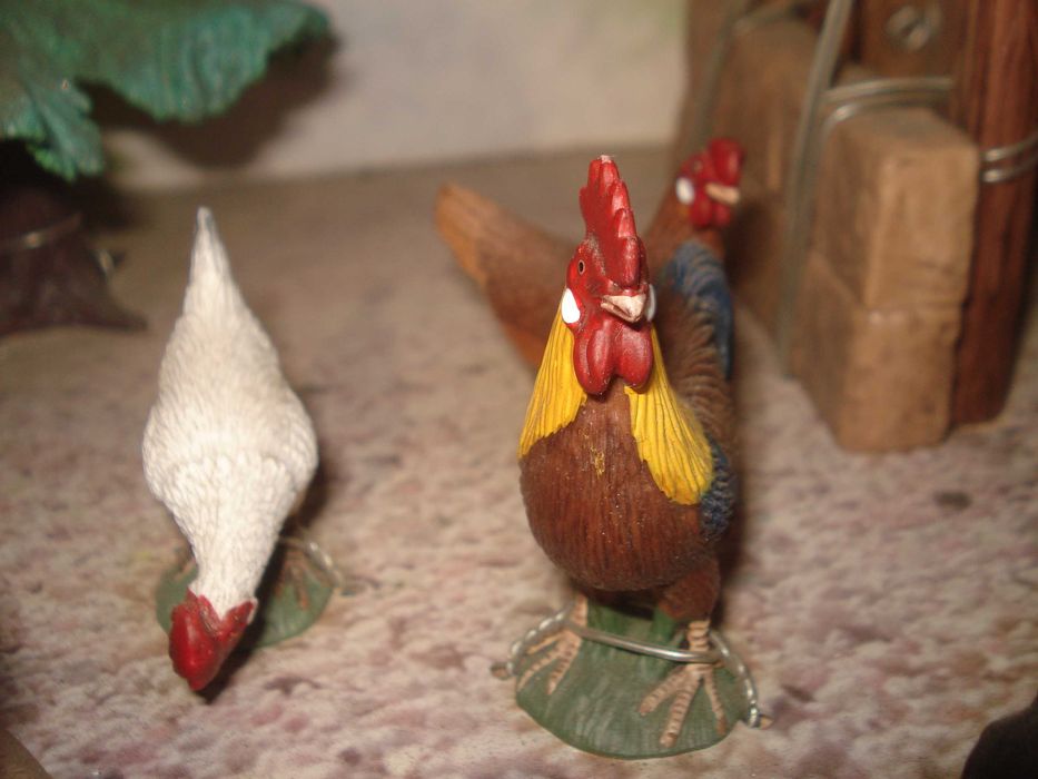 Antigo caixa Schleich animais da quinta
