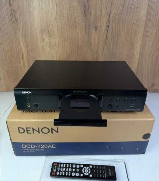 Denon DCD-720AE Leitor de CD de alta qualidade com conversor D/A.