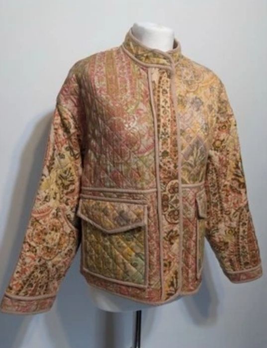 Kurtka Zara boho patchwork paisley