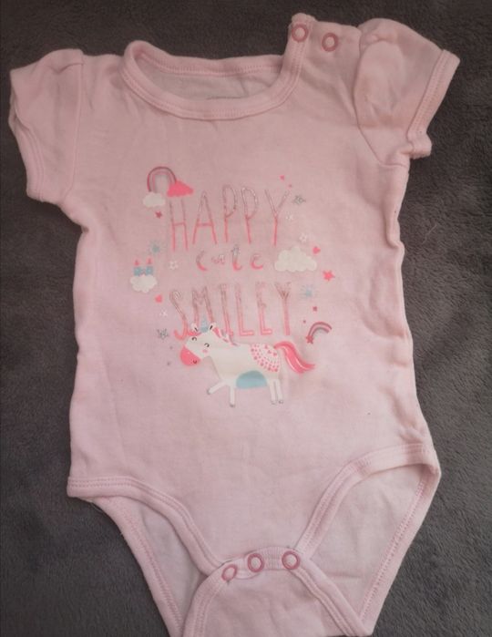 Body na krótki i długi rękaw rozmiar 68. 6 sztuk