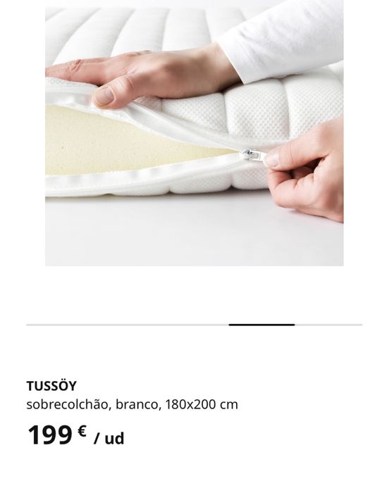 Sobre colchao ikea  Tussoy 180