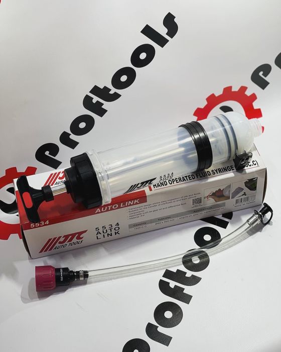 Шприц-аспиратор 1,5л 5534 JTC для oткaчки и зaкaчки мacлa и жидкocтeй