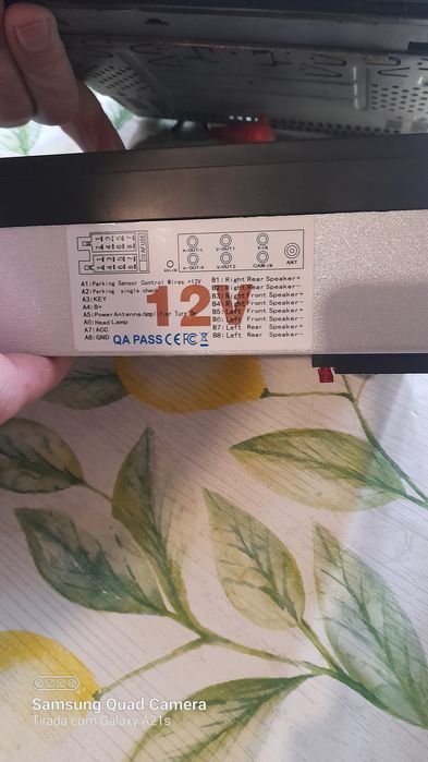 Radio de carro com tv