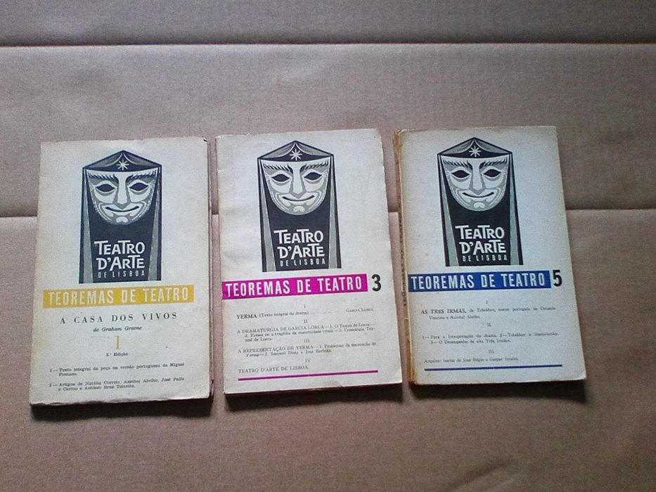 Teoremas de teatro 1, 3 e 5 - conjunto