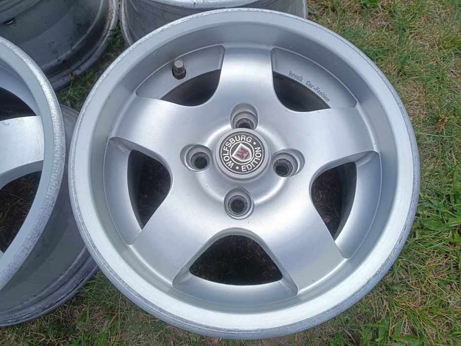 felgi aluminiowe 4x100 vw golf polo renault clio opel youngtimer 7x13 et25