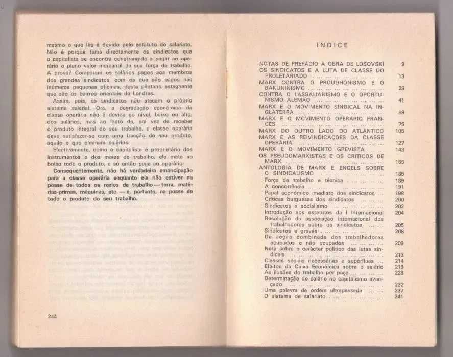 Sófocles, Marguerite Duras, Jorge Amado, José Gomes Ferreira, Marx