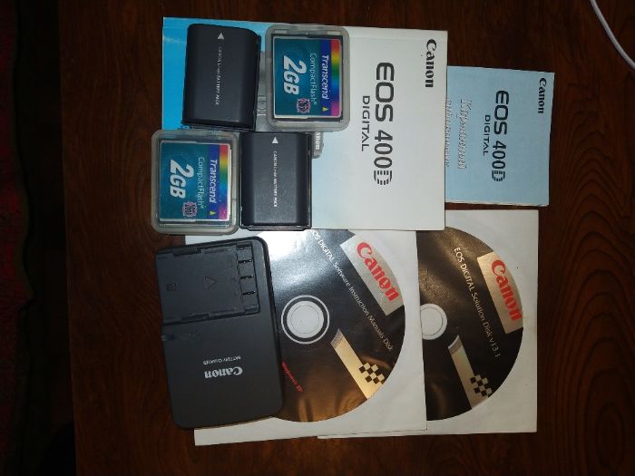 Фотоаппарат Canon EOS 400D +Canon BG-E3+2 СF 2Gb 266Х+NB-2LH