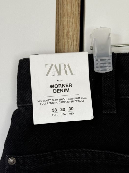 Чоловічі джинси zara зара штани чорні