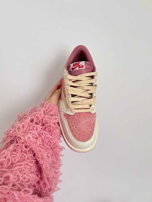 АКЦІЯ! Nike Air Jordan 1 Low x Travis Scott Shy Pink 36 37 38 39 40 41