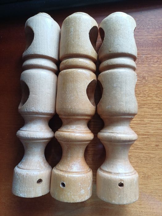 Wspornik podwójny ścienny do karnisza drewnianego wieszaki na karnisze