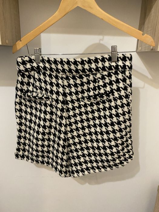 Ciepłe grube spodenki 38 M pepitka nowe