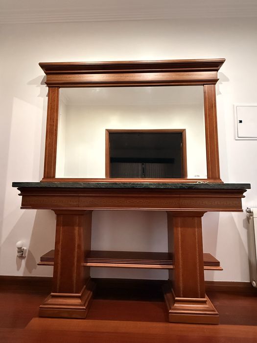 Movel de entrada com espelho