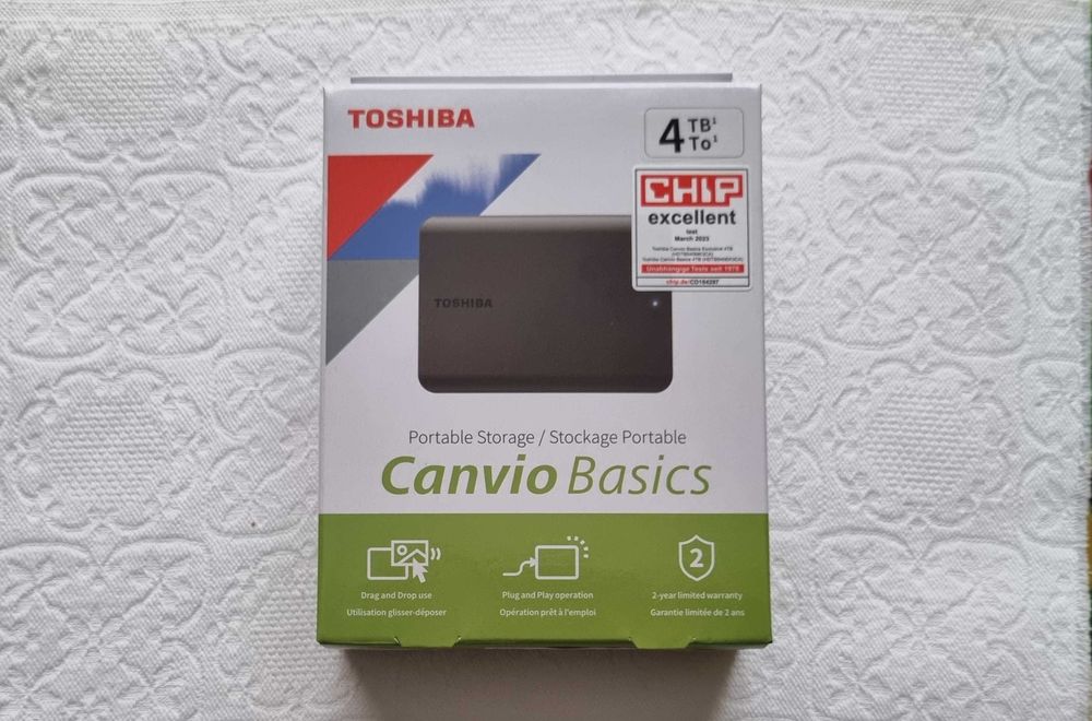 Жорсткий диск Toshiba 4TB, USB 3.2