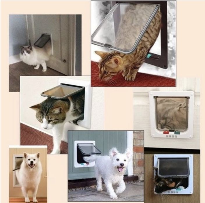 Porta acesso exterior caes e gatos pode ser para movel de wc