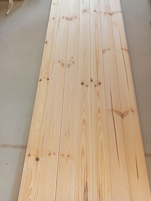 Deska sosnowa 2400x96x11,5mm pióro-wpust podbitka