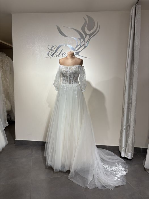 Suknia ślubna Boho powystawowa model Vivante