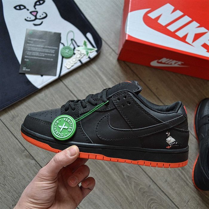 Чоловічі кросівки Jeff Staple x Nike Dunk Low Pro SB 'Black Pigeon' Розміри 40-45