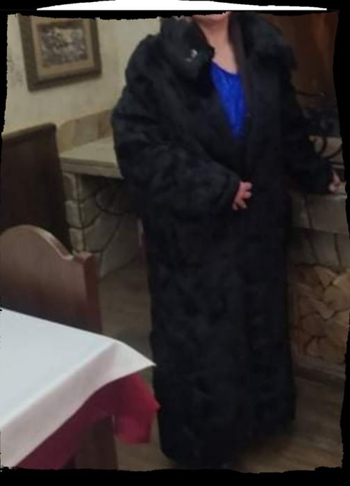 Шуба длинна батал 52-54р