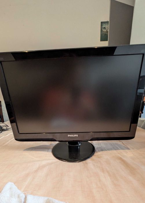 Monitor Philips LED 20" HD+ (1600x900) Widescreen - Como novo, Modelo 202EL