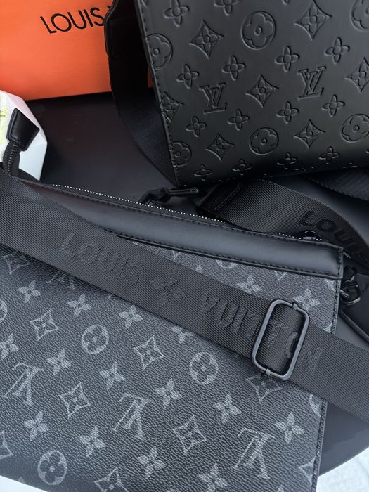 Сумка Louis Vuitton 2в1 чоловіча шкіряна месенджер Лв кожаный LV Луи