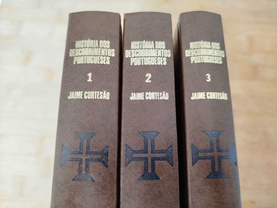 História dos Descobrimentos Portugueses (3 Volumes) de Jaime Cortesão