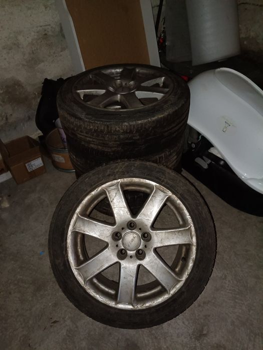 Opony letnie z alufelgami r17