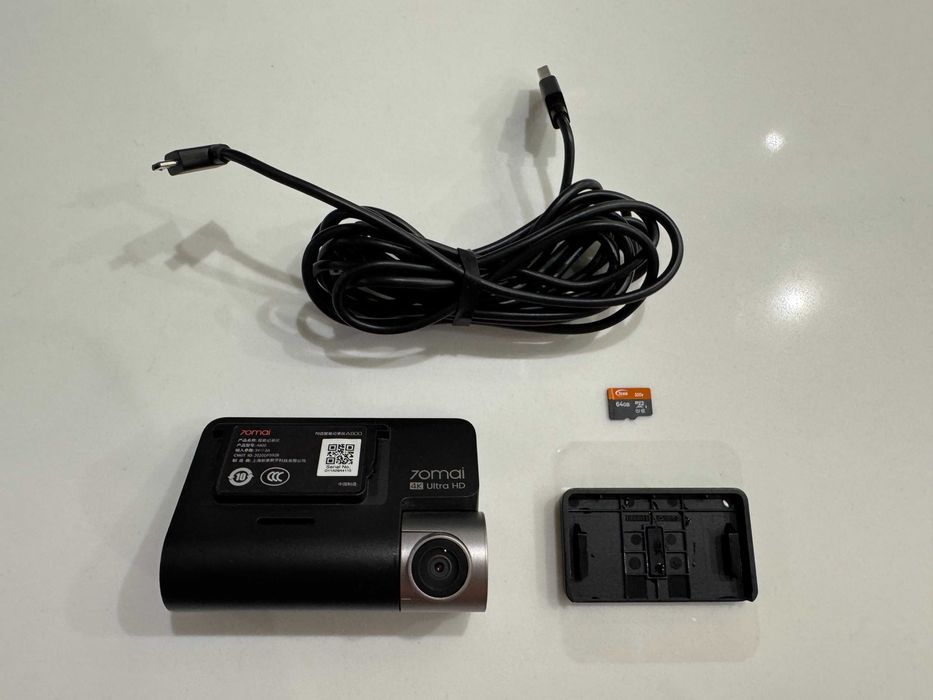 Автомобільний відеореєстратор 4K Xiaomi 70mai Dash Cam A800 + карта пам'яті