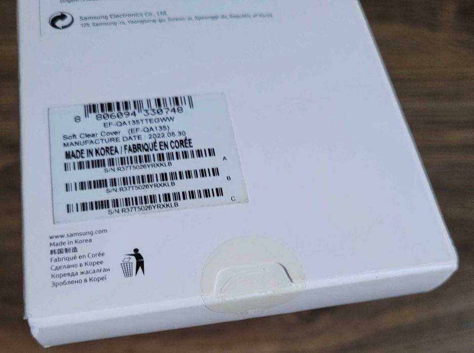 Etui Samsung Soft Clear Cover do Samsung Galaxy A13 bezbarwny NOWE