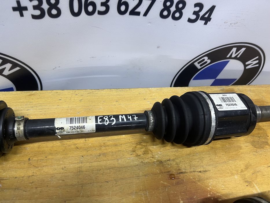 Полуось bmw e83 x3 передня ліва права