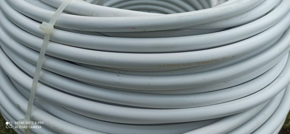 Przewód Elpar  lub NKT 5x2.5 mm. ydy indukcja , siła . Na metry