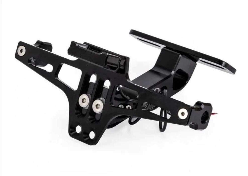 Suporte Matriculas Motos com luz/ Novo