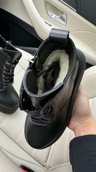 Черевики нові жіночі шкіряні. Новые женские ботинки зимние