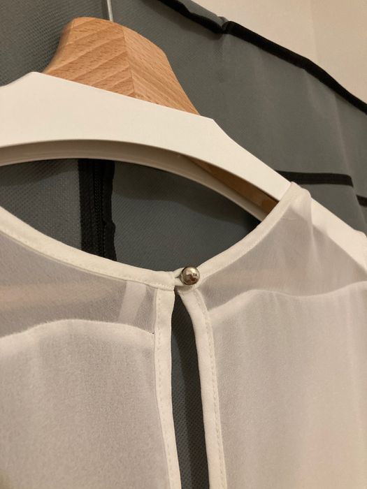 Bluzka biała, Bershka ,rozmiar s