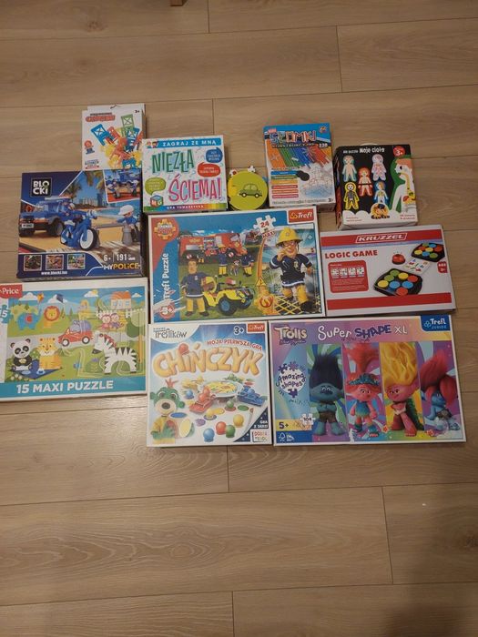 Duży zestaw : gry ,puzzle