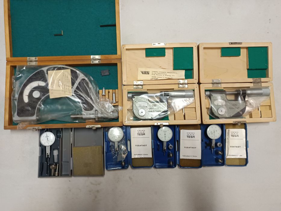 Narzędzia pomiarowe, mikromierz, mikrometr, czujnik