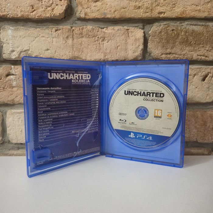 Uncharted kolekcja 3 gry na 1 cd ps4 i ps5 playstation