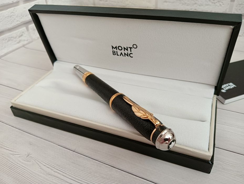 Кулькова металева ручка ролер Montblanc Johann Goethe series