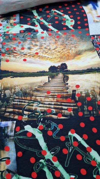 Dzianina wielokolorowa szer.160 cm.