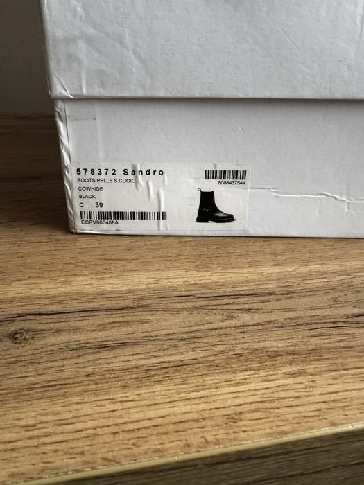 Челсі шкіряні sandro 39