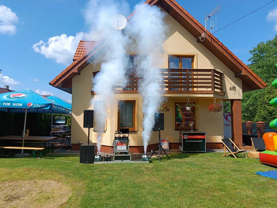 Ciężki Dym fontanna wiatraki iskier iskry fotobudka pistolet gun Co2