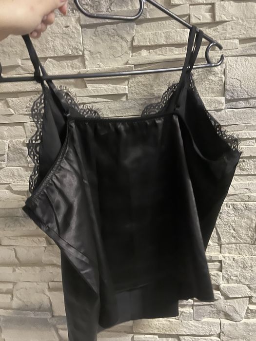 piżama czarna shein L