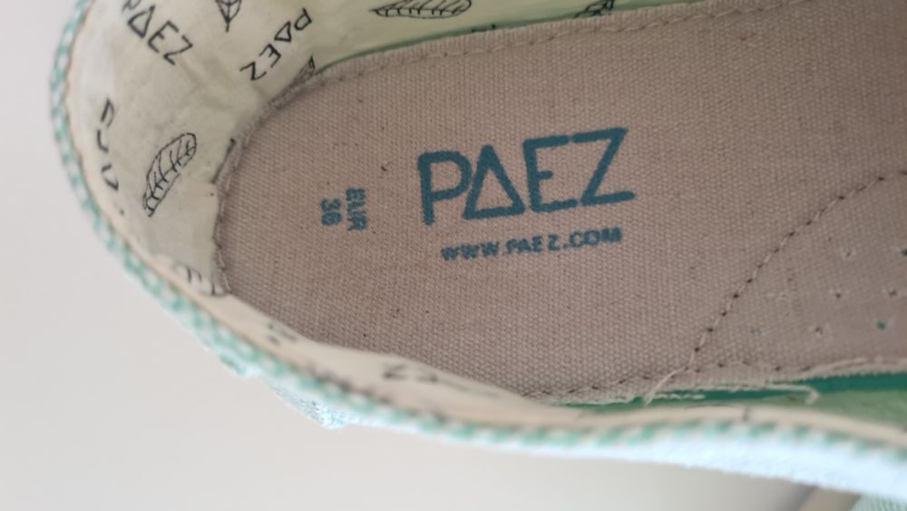 Alpercatas Paez, tam. 36.