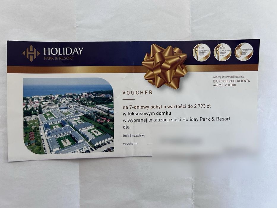 Voucher Holiday Park Resort 7 dni pobyt luksusowy domek do 2793 zl