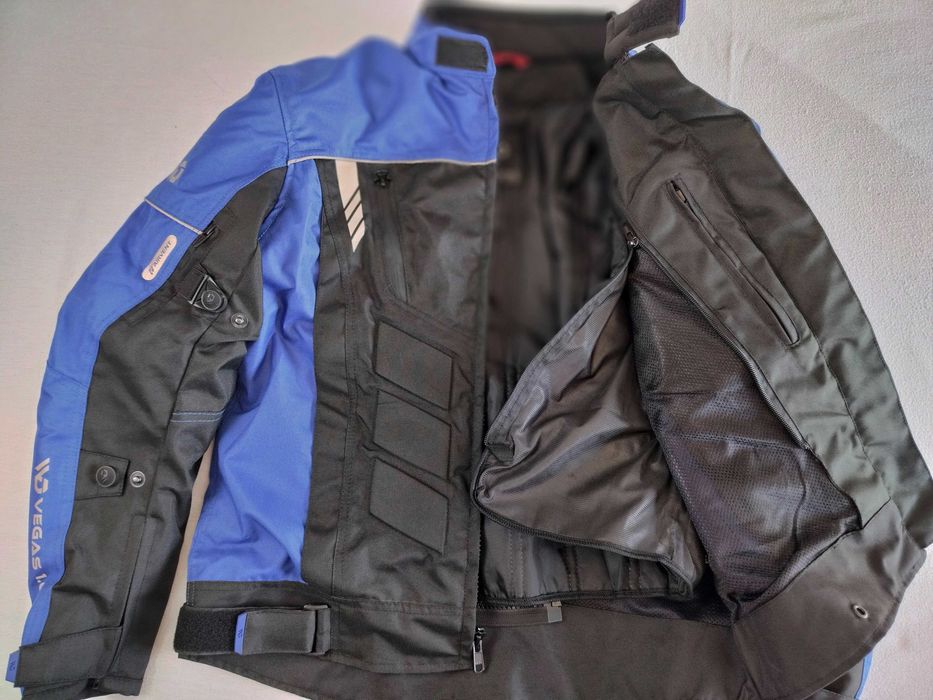 Casaco c/proteções mota scooter novo ventilado