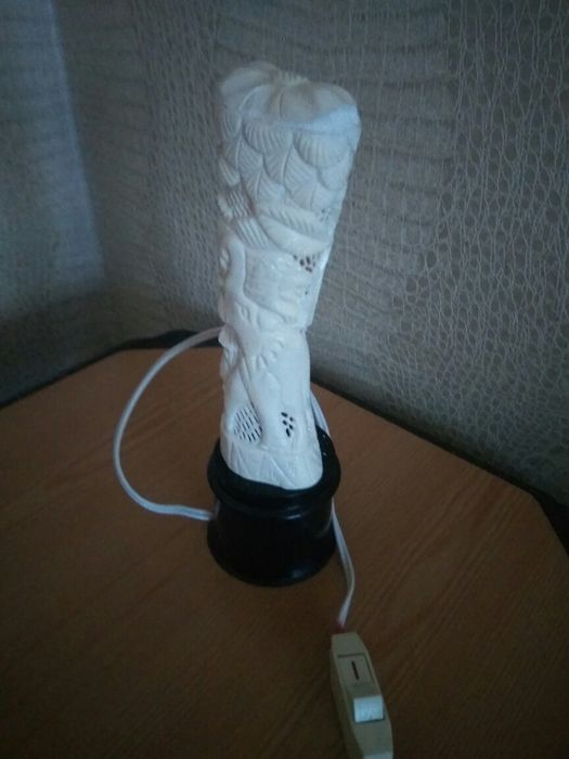 Лампа Индия, кость, антиквариат.
