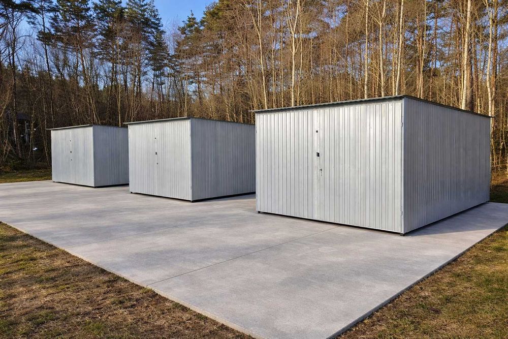 Garaż blaszany 3x5 II GATUNEK HAJNÓWKA