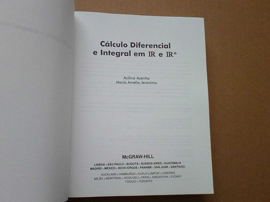 Elementos de Cálculo Diferencial e Integral em R e RN
