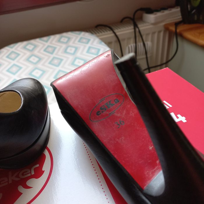 Czółenka damskie na platformie